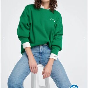 Favorite Daughter Green Sweatshirt